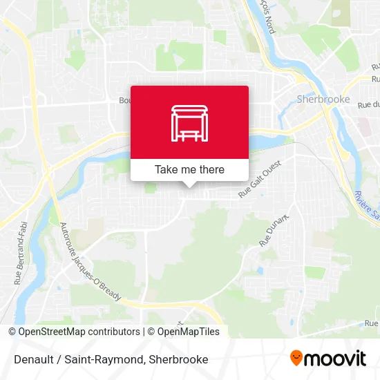 Denault / Saint-Raymond map