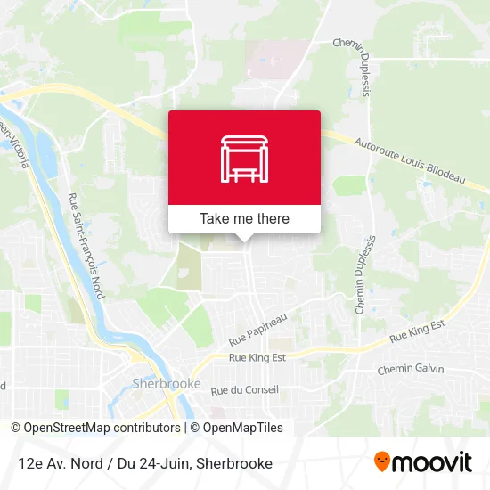 12e Av. Nord / Du 24-Juin map