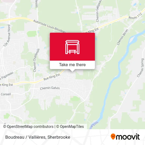 Boudreau / Vallières map