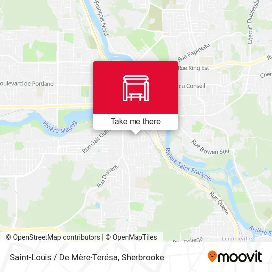 Saint-Louis / De Mère-Terésa map
