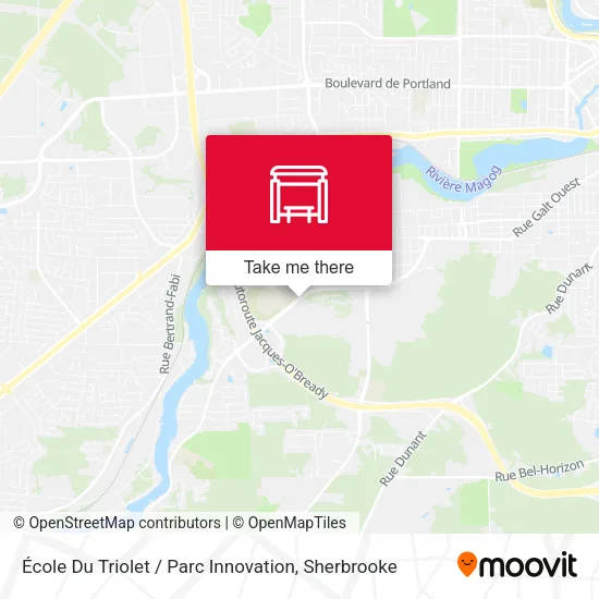 École Du Triolet / Parc Innovation map