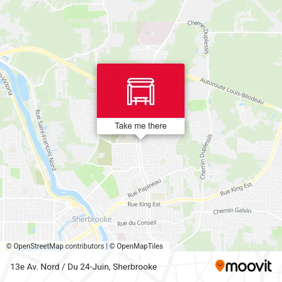 13e Av. Nord / Du 24-Juin map