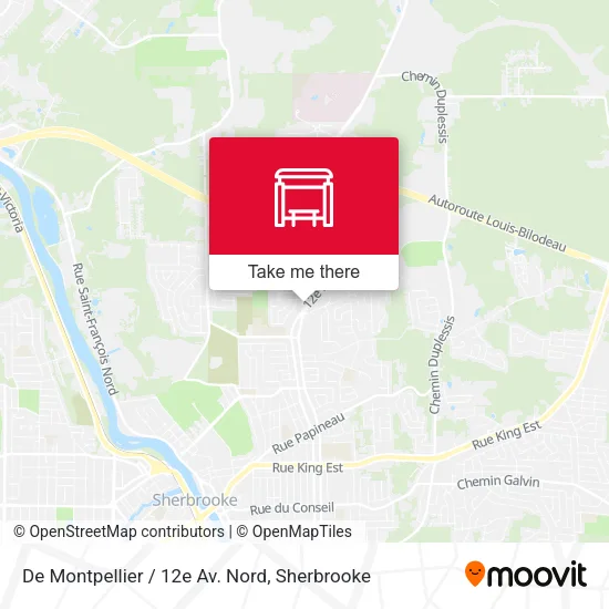 De Montpellier / 12e Av. Nord map