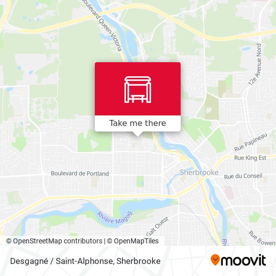 Desgagné / Saint-Alphonse map