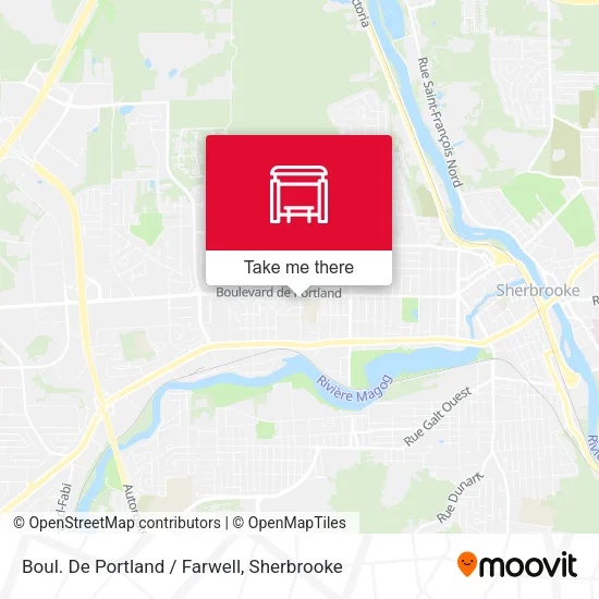 Boul. De Portland / Farwell map