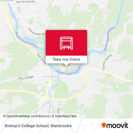 Bishop's College School map