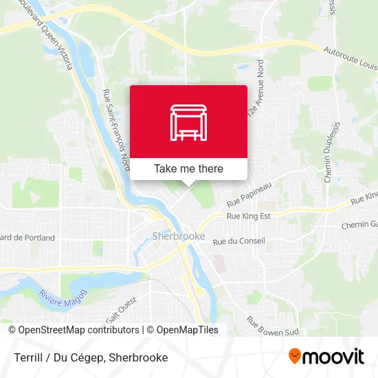 Terrill / Du Cégep map