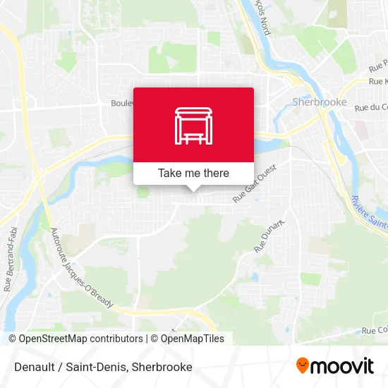 Denault / Saint-Denis map