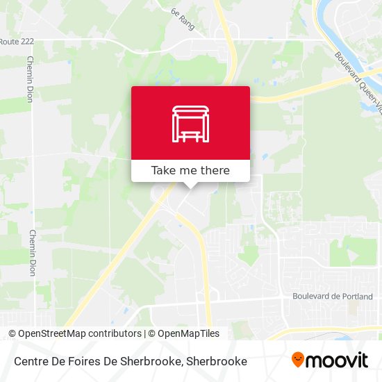 Centre De Foires De Sherbrooke map