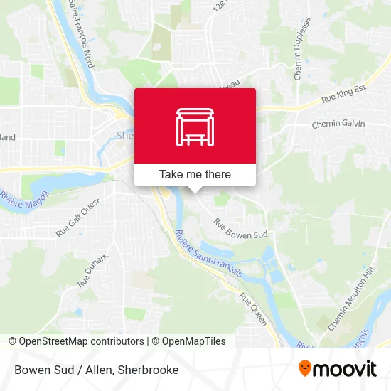 Bowen Sud / Allen map