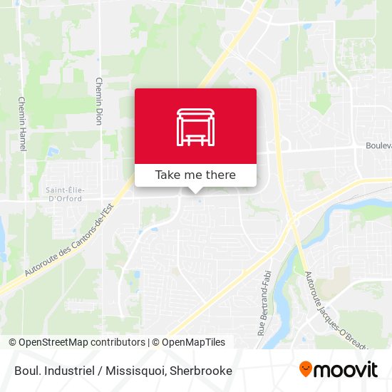 Boul. Industriel / Missisquoi map