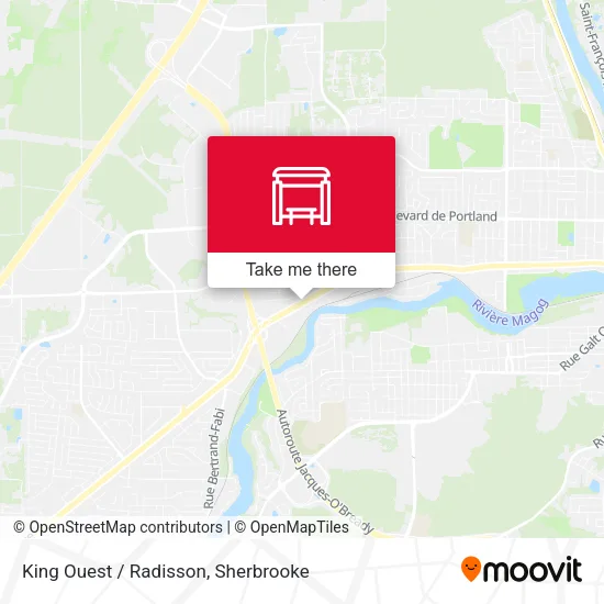 King Ouest / Radisson map
