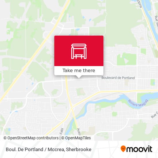 Boul. De Portland / Mccrea map