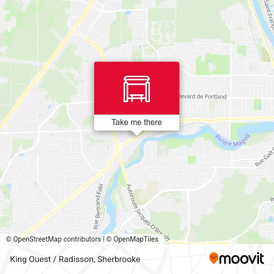 King Ouest / Radisson map