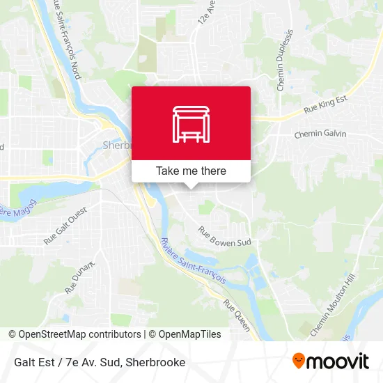 Galt Est / 7e Av. Sud map