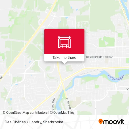 Des Chênes / Landry map