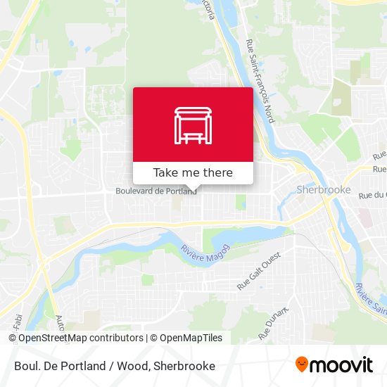 Boul. De Portland / Wood map