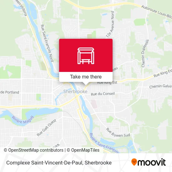 Complexe Saint-Vincent-De-Paul map