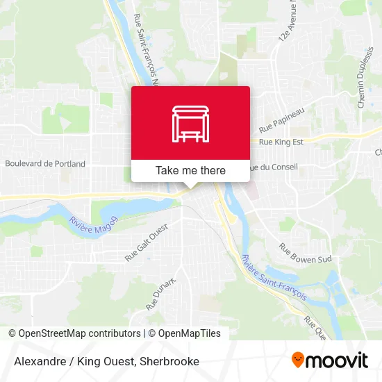 Alexandre / King Ouest map