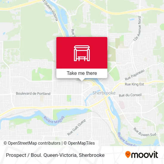 Prospect / Boul. Queen-Victoria map