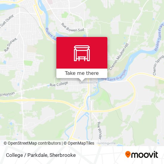 College / Parkdale map