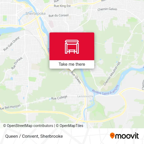 Queen / Convent map