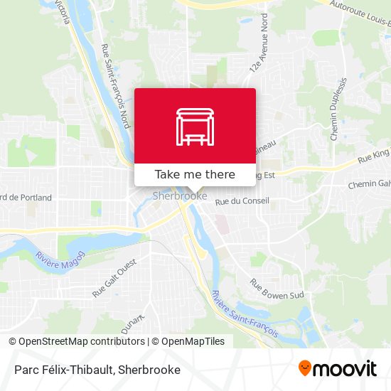 Parc Félix-Thibault map