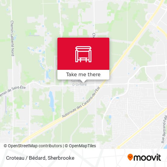 Croteau / Bédard map
