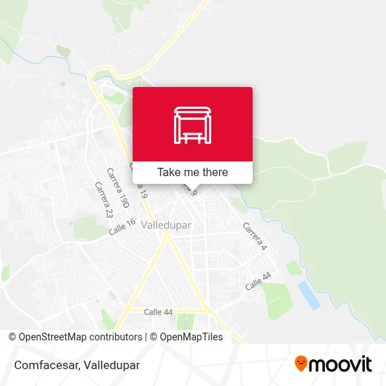 Comfacesar map