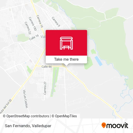 San Fernando map