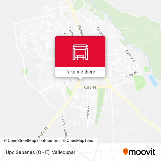 Upc Sabanas (O - E) map