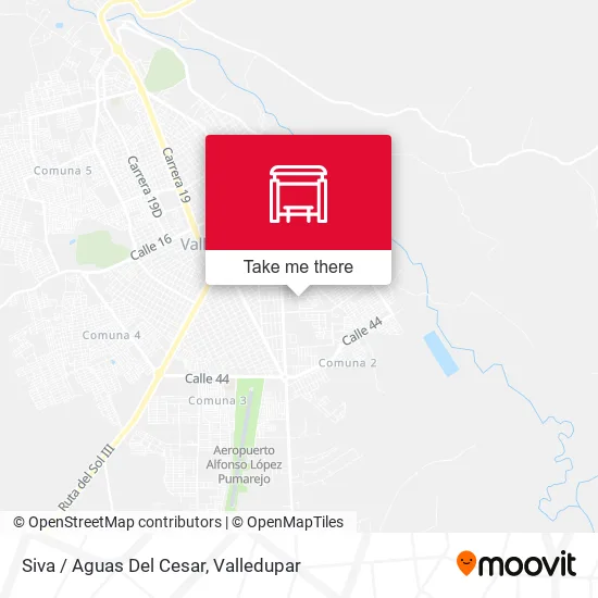 Mapa de Siva / Aguas Del Cesar