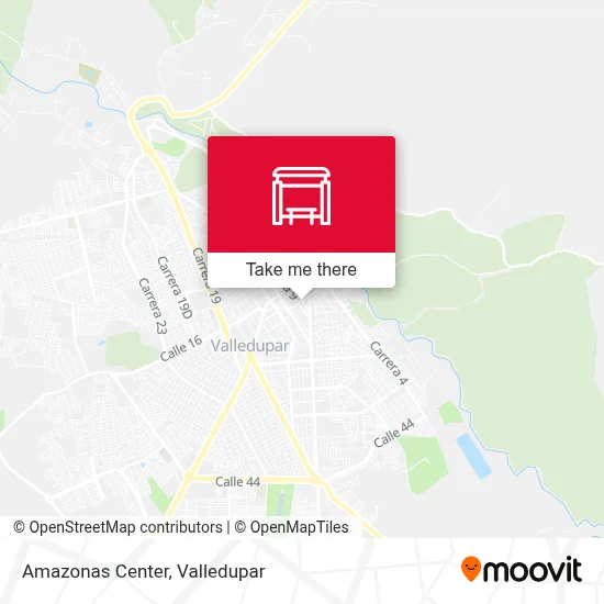 Amazonas Center map