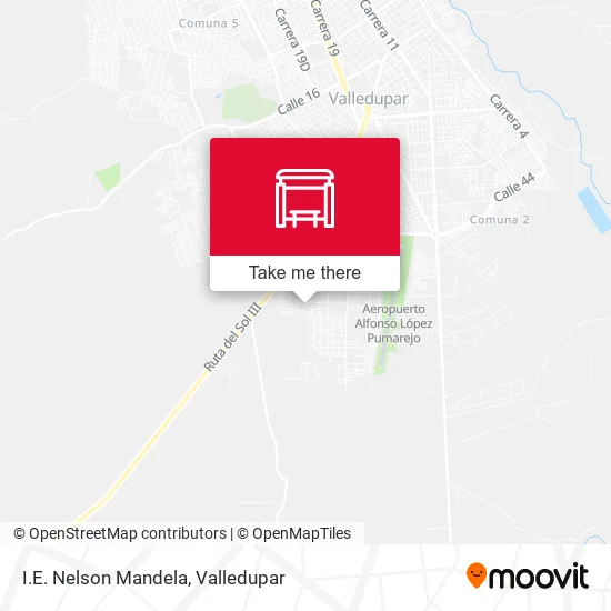 Mapa de I.E. Nelson Mandela