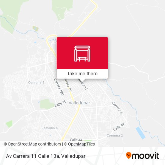 Av Carrera 11 Calle 13a map