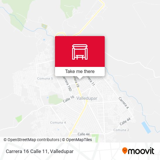 Carrera 16 Calle 11 map