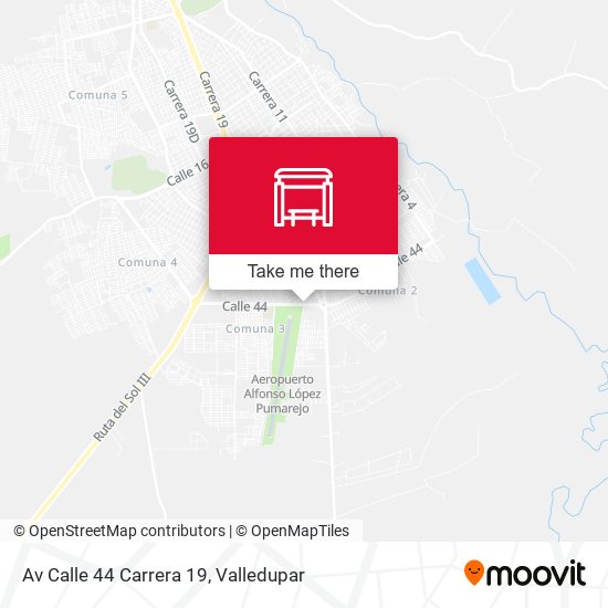 Av Calle 44 Carrera 19 map