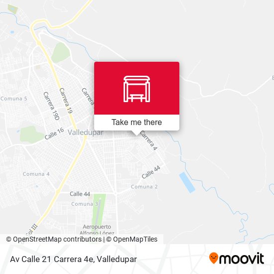 Av Calle 21 Carrera 4e map