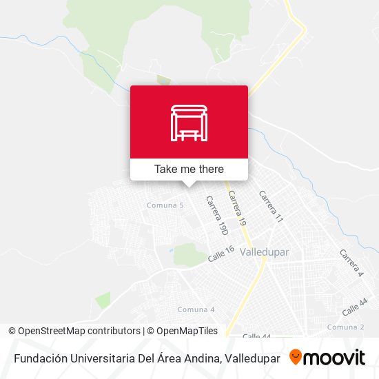 Fundación Universitaria Del Área Andina map