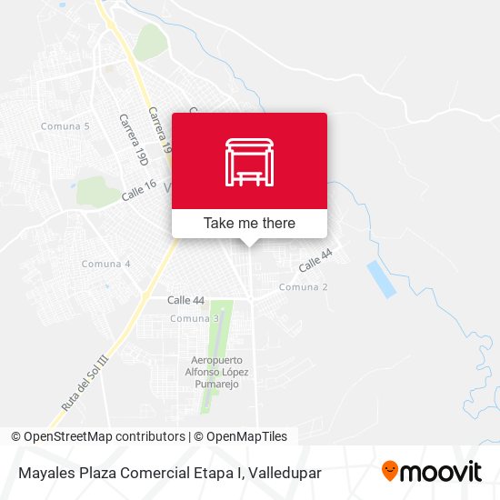 Mapa de Mayales Plaza Comercial Etapa I