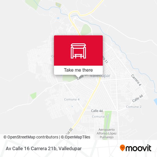 Mapa de Av Calle 16 Carrera 21b