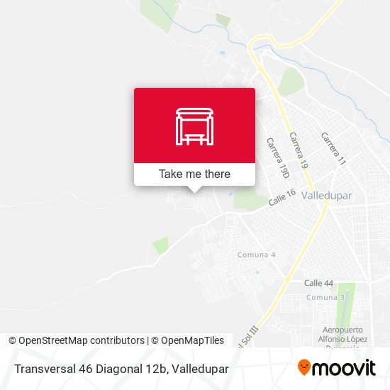 Transversal 46 Diagonal 12b map