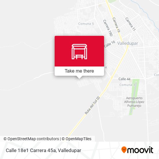 Calle 18e1 Carrera 45a map