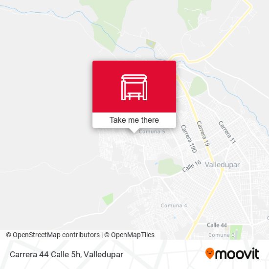 Carrera 44 Calle 5h map