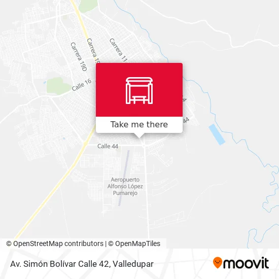 Mapa de Av. Simón Bolívar Calle 42