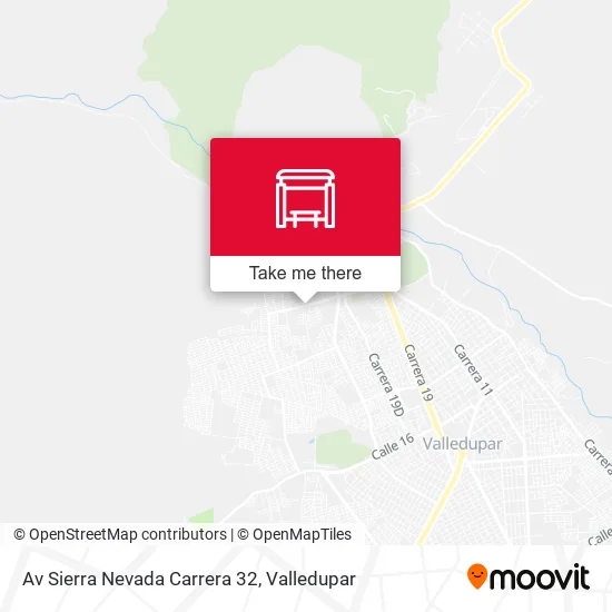 Mapa de Av Sierra Nevada Carrera 32