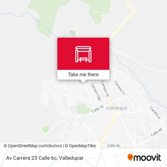 Mapa de Av Carrera 23 Calle 6c