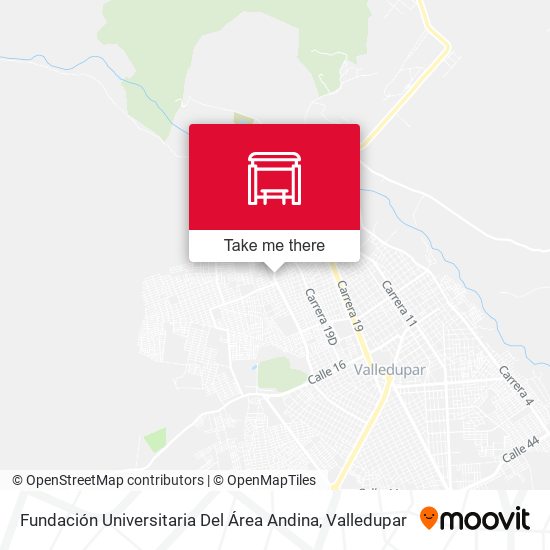 Fundación Universitaria Del Área Andina map