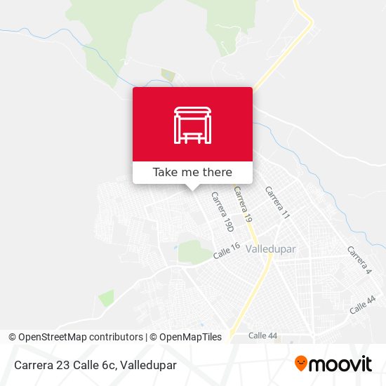 Carrera 23 Calle 6c map