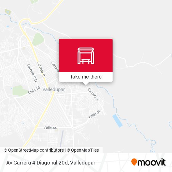 Av Carrera 4 Diagonal 20d map